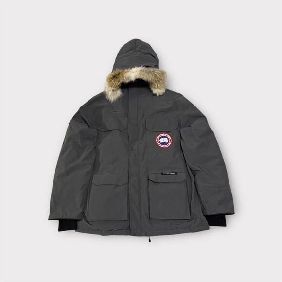 Canada Goose Other - Canada Goose Expedition Parka Graphite Gray Fusion XL Arctic Program Fur Hood